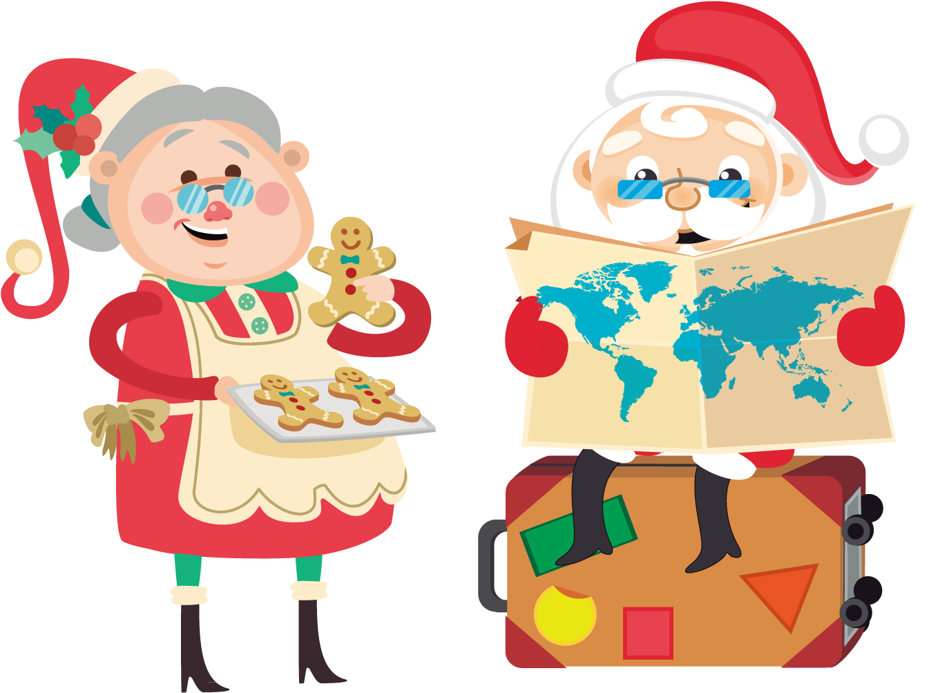 Claus Map Scalable Vector Graphics - Santa Claus Map Scalable Vector ...