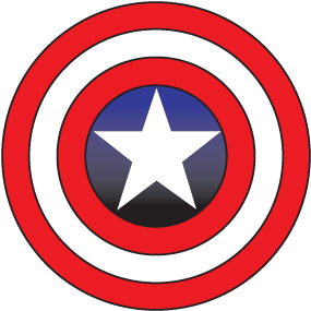 Captain America Logo - Marvel Captain America Logo - Full Size PNG ...