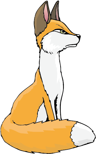 Cartoon Fox Drawing Clip Art - Cartoon Fox Drawing Clip Art - (842x596 ...