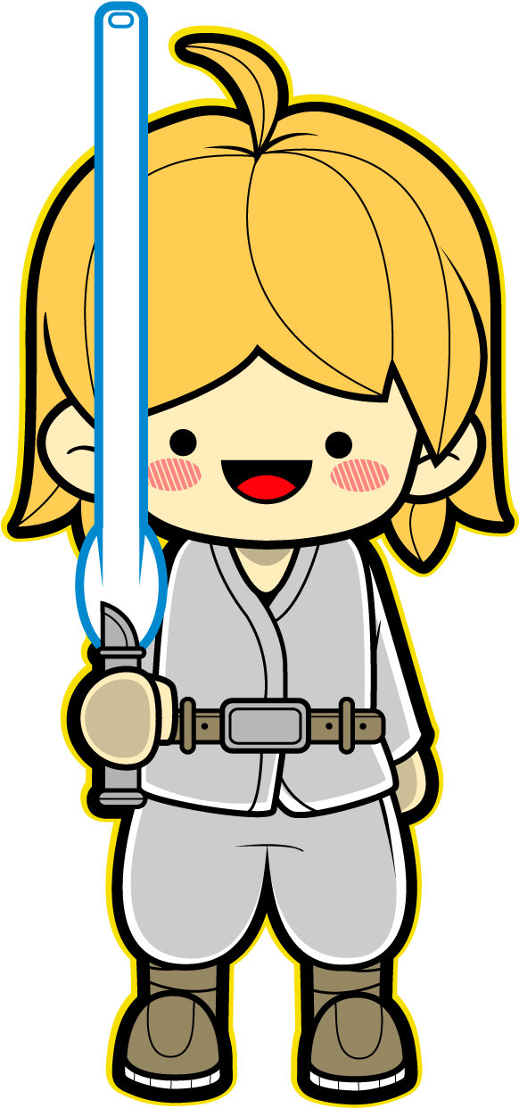 Star Wars Kawaii Saga - Desenho Star Wars Kawaii - Full Size PNG ...