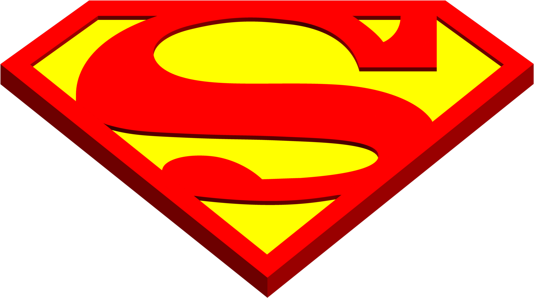 Download Empty Superman Logo - 3d Deco Night Light - Superman Logo - Full  Size PNG Image - PNGkit