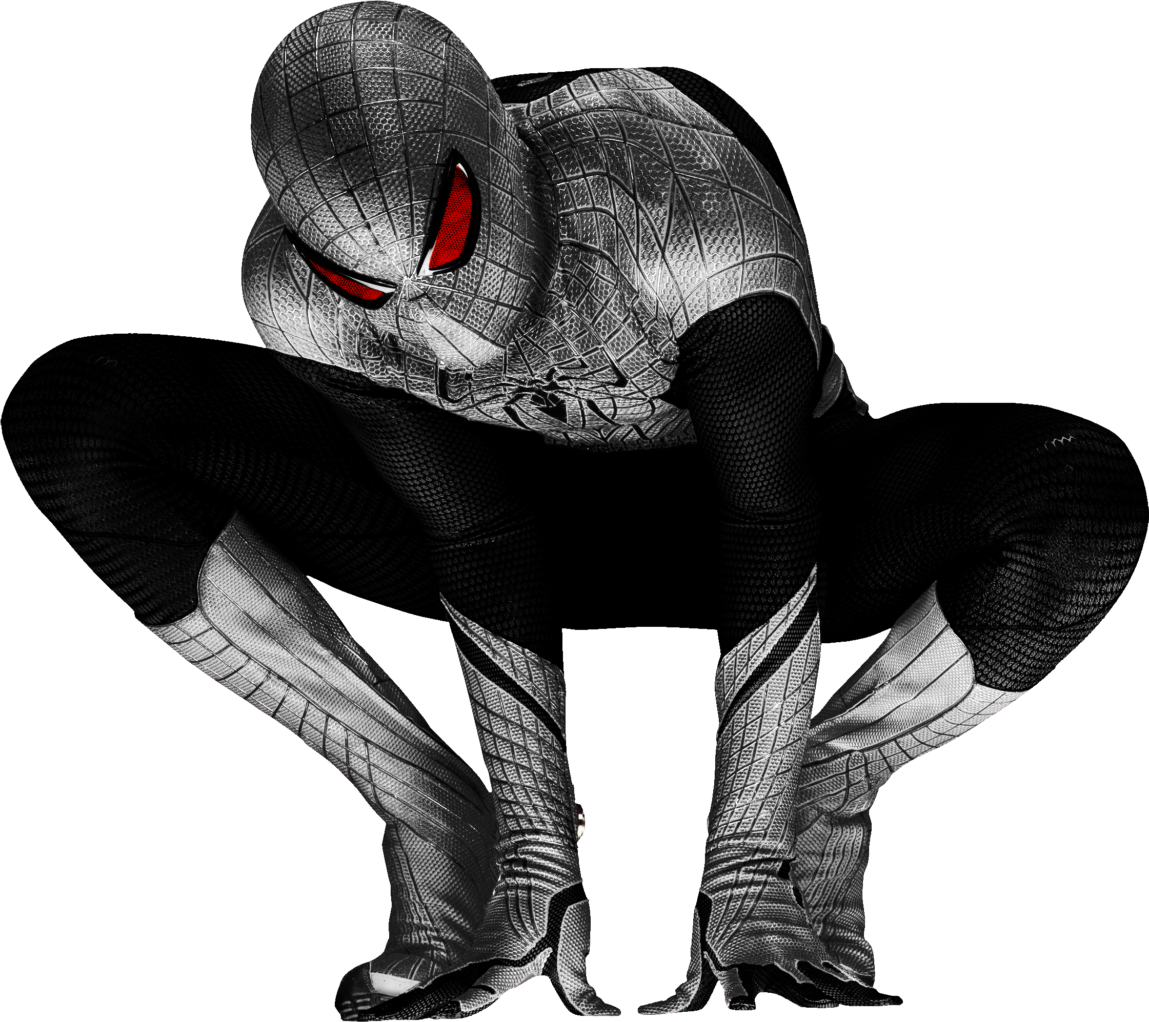 Black Silver Spider-man Scheme By 666darks - Black Silver Spider-man Scheme By 666darks (2300x2100)