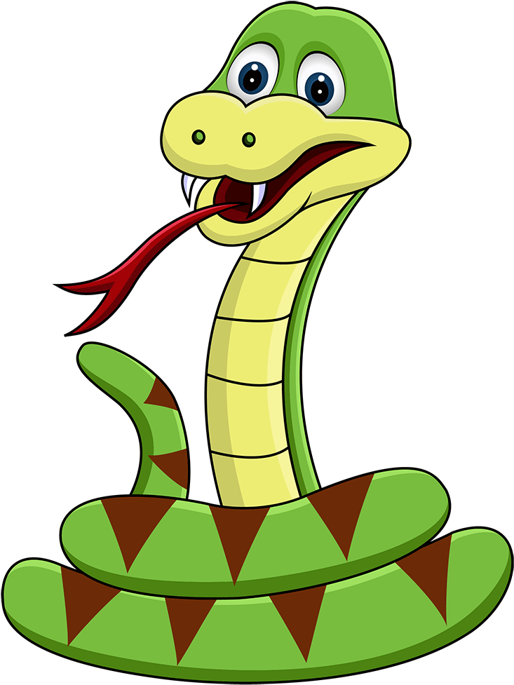 Cute Snake Clipart - Snake Clipart Transparent Background - (1000x1000 ...