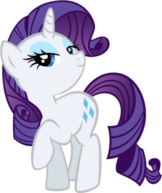 Mlp Rarity Vector - Rarity - (600x660) Png Clipart Download