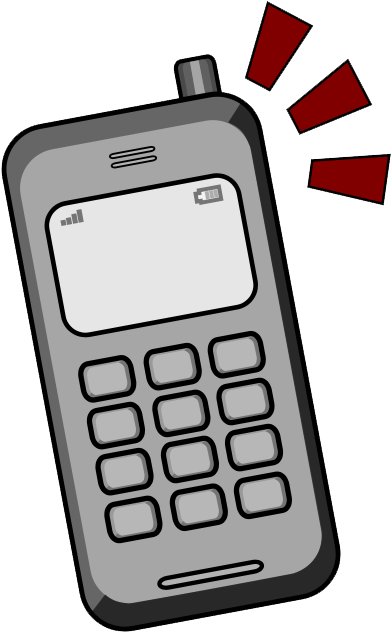 Clipart Phones - Cell Phone Cartoon Clip Art - (728x970) Png Clipart ...