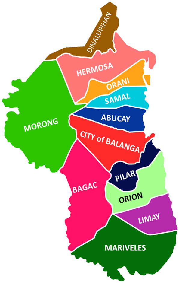 Bataan Map - Map Of Dinalupihan Bataan - Full Size PNG Clipart Images ...