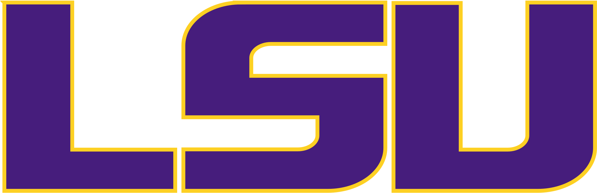 2017 Lsu Tigers Football Team - Lsu Tigers Logo - (2000x659) Png ...