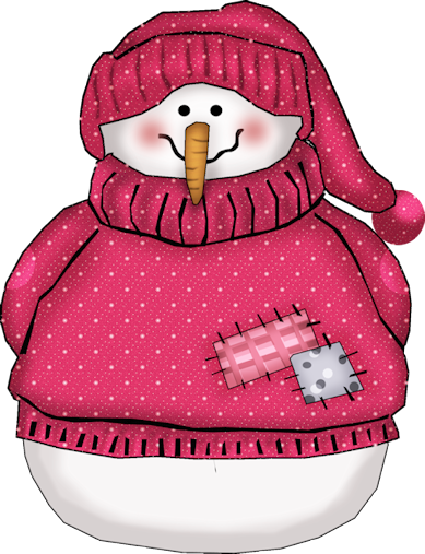 Christmas Clipart - Snowman - (389x507) Png Clipart Download