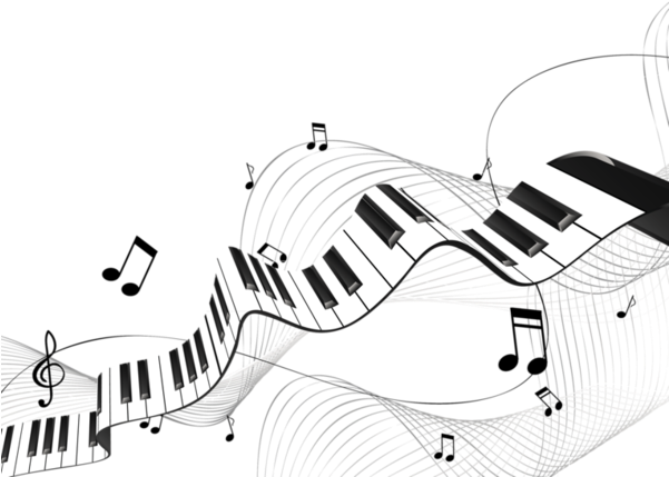 Musique Abstract Piano Keyboard 600x628 Png Clipart Download