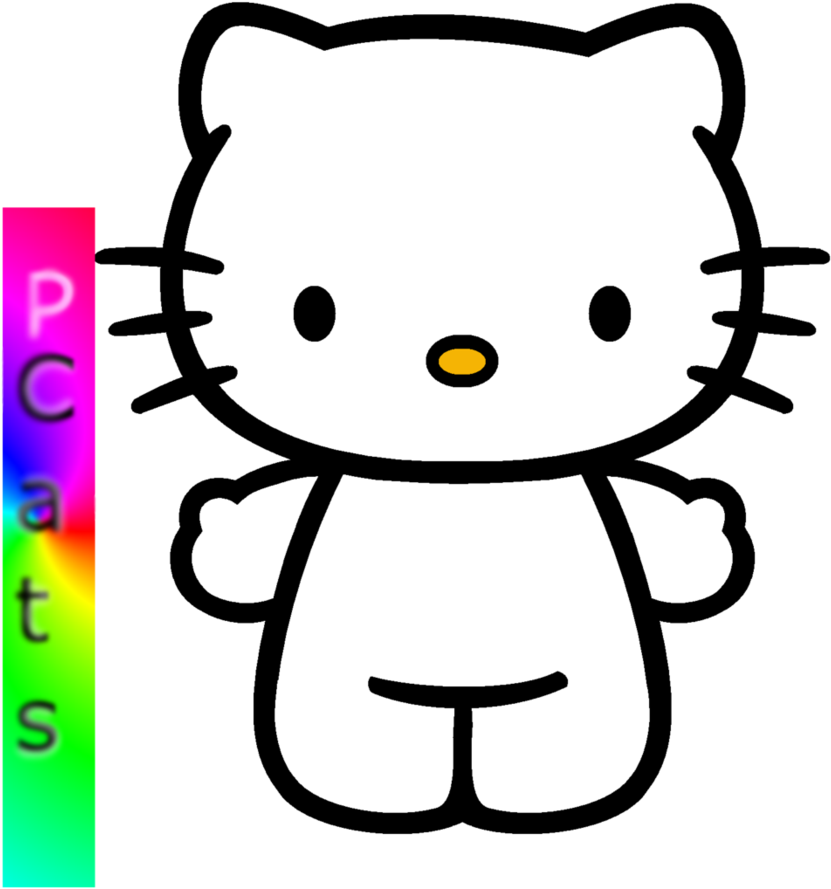 Free Anime Body Template Hello Kitty Clipart Png 894x894 Png Clipart Download 