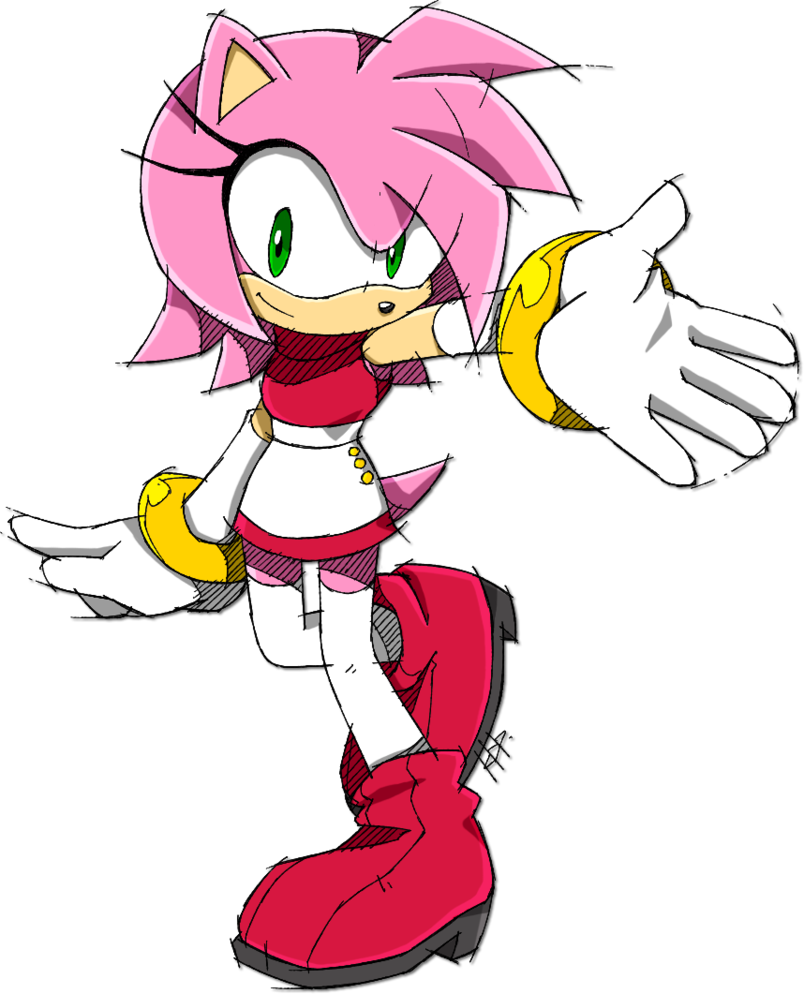 Amy Rose By Ketrindarkdragon - Amy Rose Fanart - (804x994) Png Clipart ...