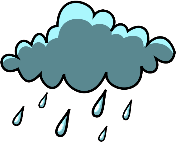 Cloud Clipart Rain Cloud - Rain Cloud Clipart - (640x480) Png Clipart ...