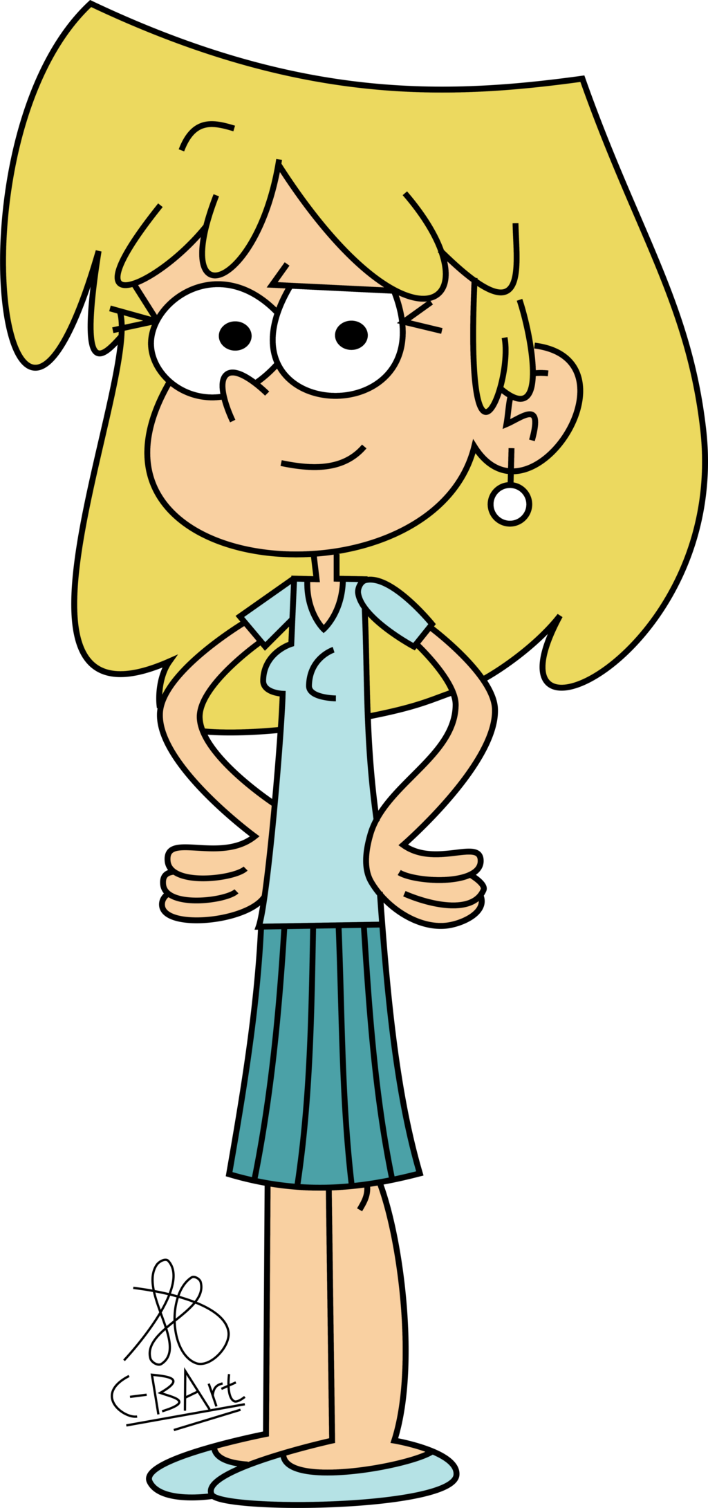 Lori - Lori Loud - (1024x2180) Png Clipart Download