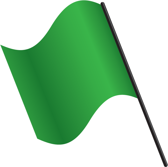 green flag clipart