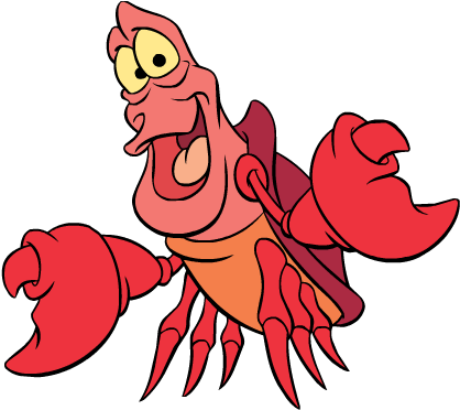 Personagens Pequena Sereia Png - Lobster From Little Mermaid - (480x414 ...