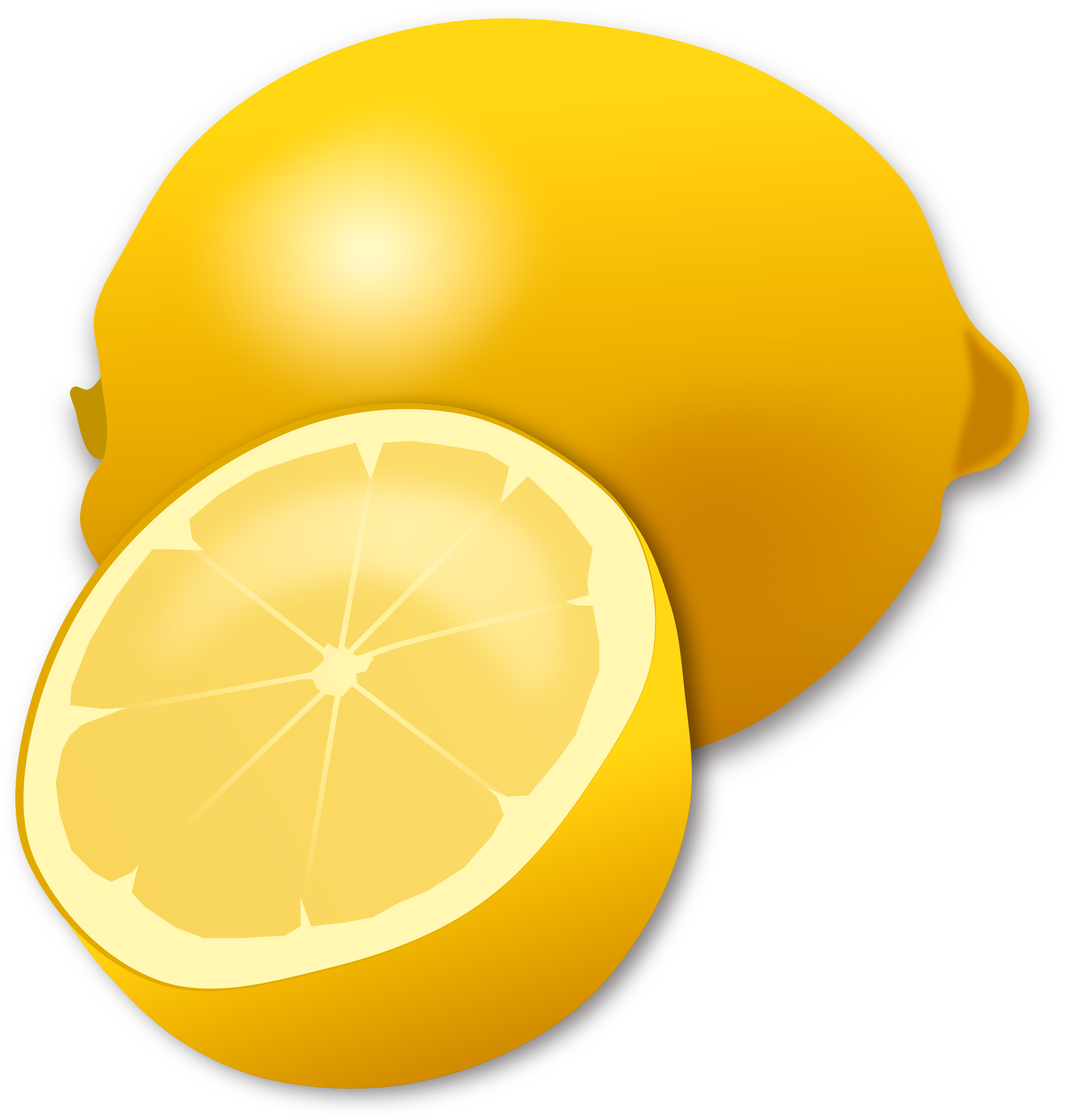 Lemon Clipart Transparent Background Cartoon Lemon With Transparent