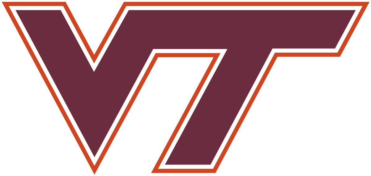 Virginia Tech Hokies - Virginia Tech Black Decal - Full Size PNG ...