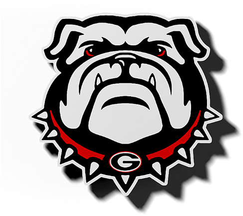 Georgia Bulldog Logo Magnet Zverse - Georgia Bulldogs Svg File - Full