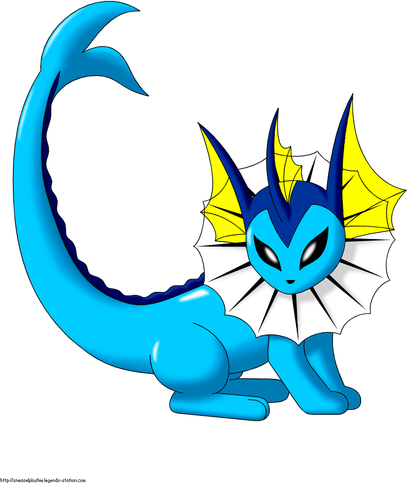 Soft Cged Shiny Vaporeon 850x1100 Png Clipart Download 8168