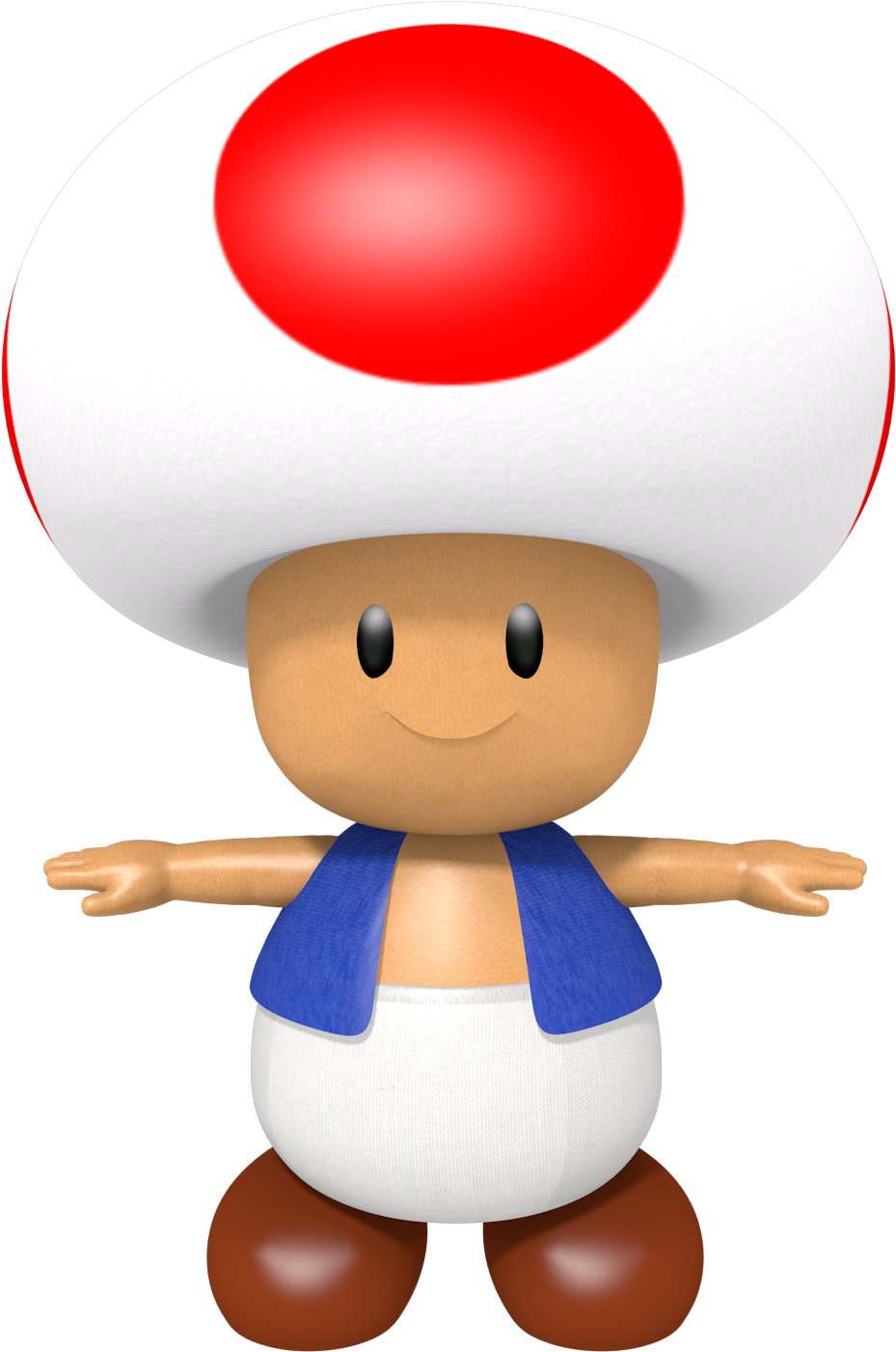 N64 Classic Toad Mario Characters T Pose 1500x1500 Png Clipart Download 6753