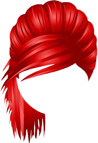 Red Hair Clipart Transparent - (480x663) Png Clipart Download