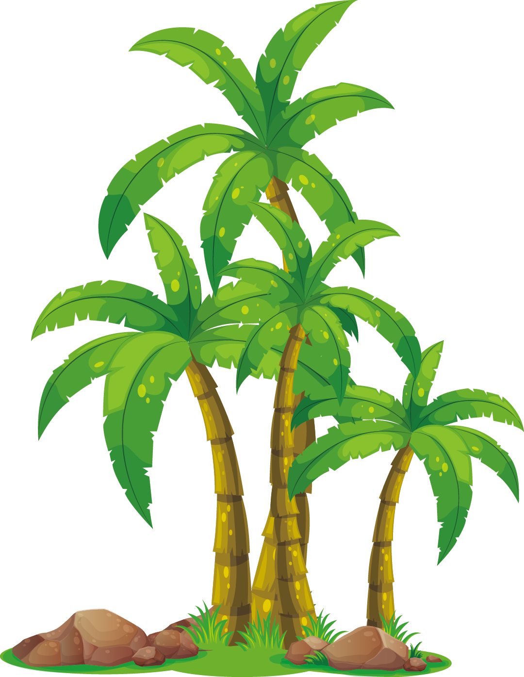 Arecaceae Euclidean Vector Clip Art - Palm Tree Clip Art - Full Size ...