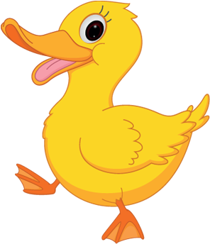 Ducklings - Duck Family Cartoon - (500x550) Png Clipart Download