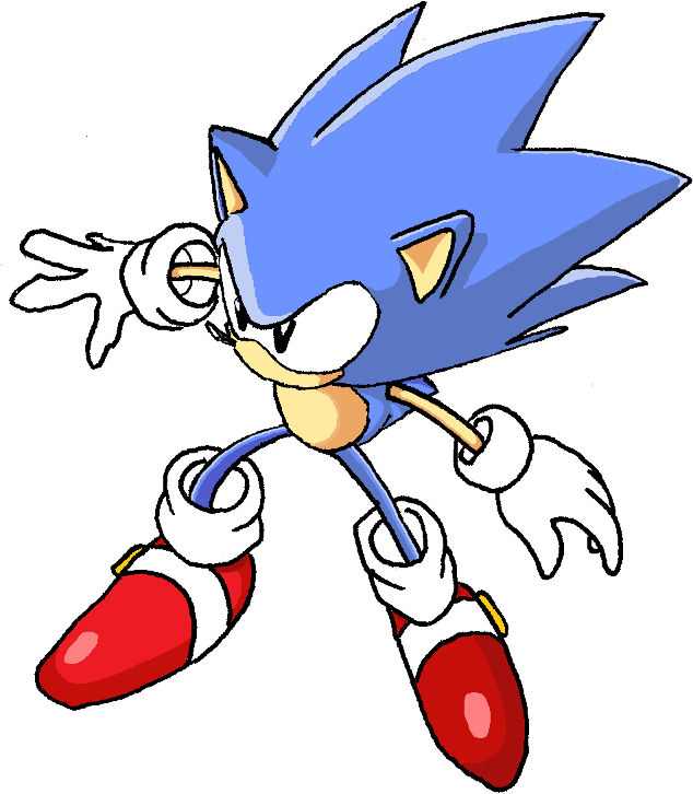 Sonic Cd By Jugg - Sonic Cd - (704x800) Png Clipart Download