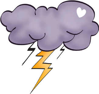 Nuage Orage Tonnerre Dessin 350x350 Png Clipart Download