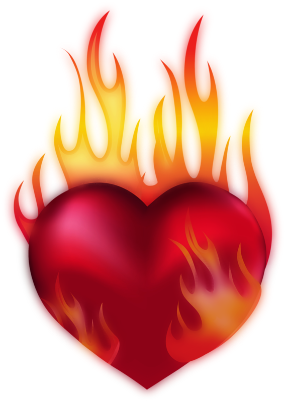 Burning Heart Png Gif (569x800)