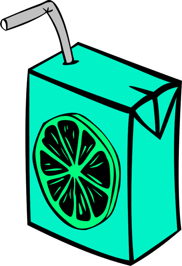 Vector Clip Art - Juice Box Coloring Page - Full Size PNG Clipart ...