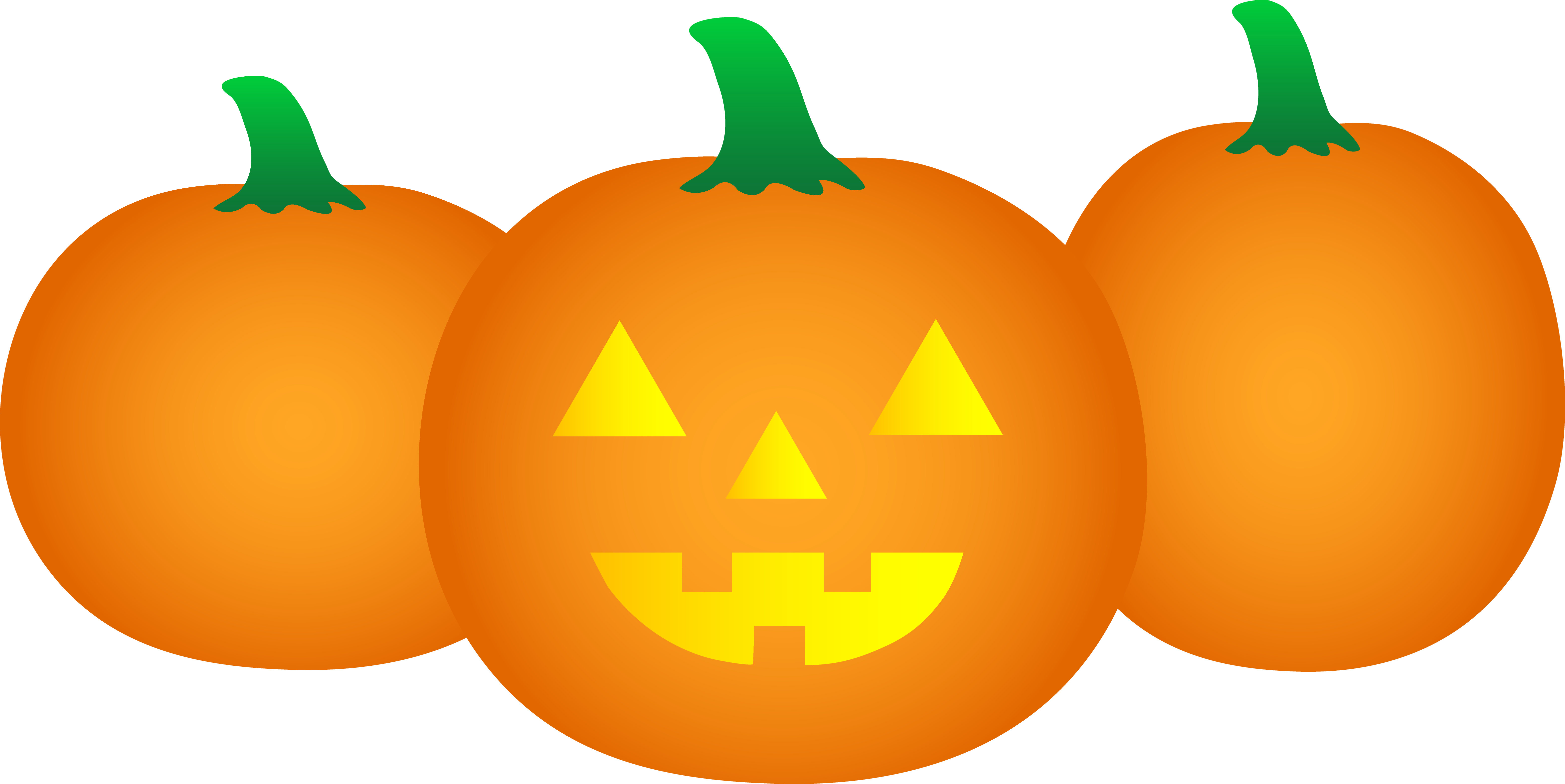 flaming halloween pumpkin clipart