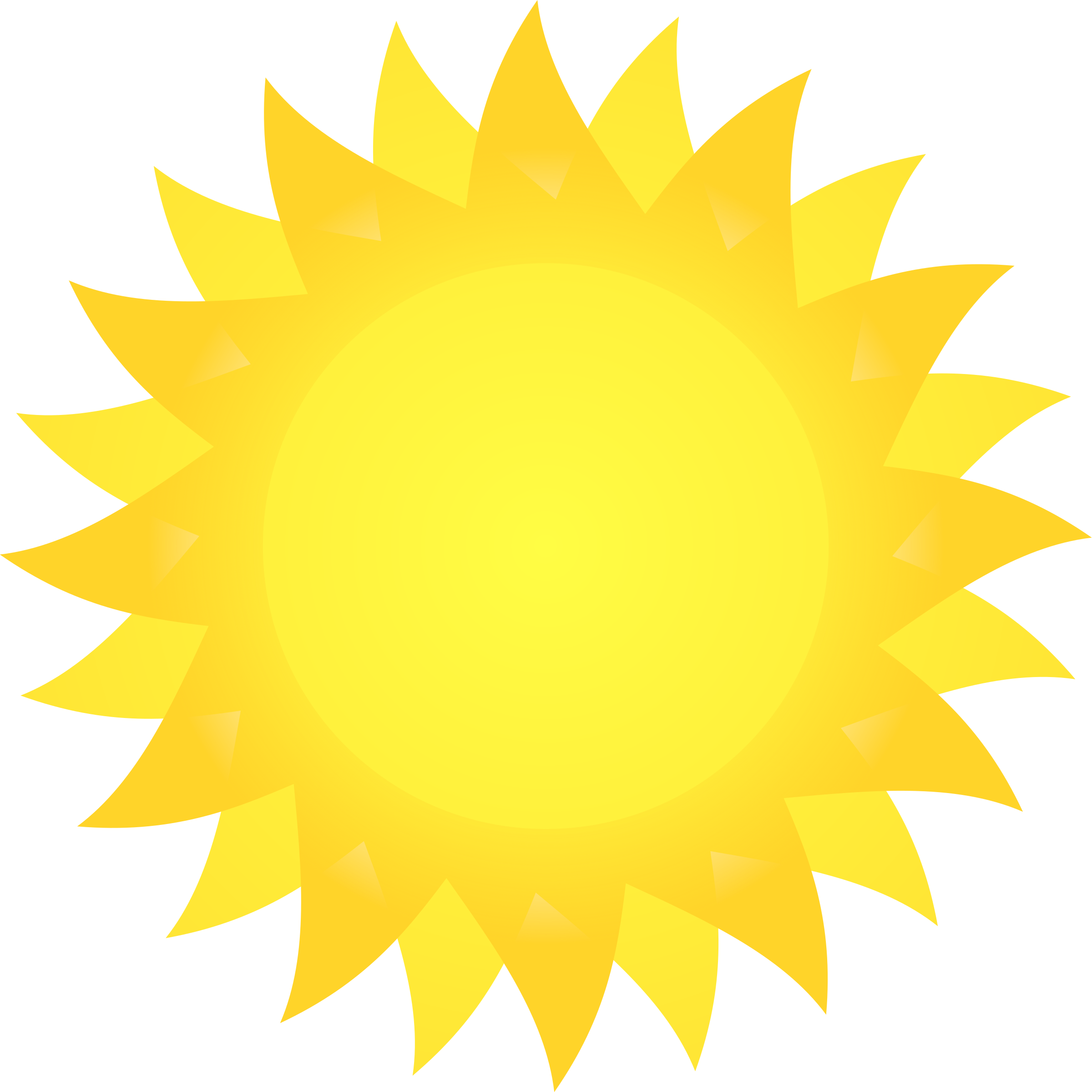 Sunshine Clipart Noon Sun - Cartoon Sun With Black Background - (2400x2400)  Png Clipart Download