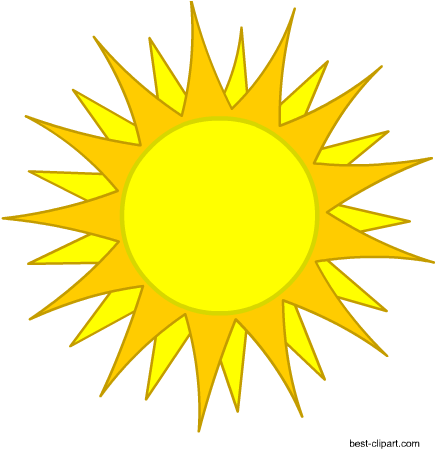 Hot Sun Free Clip Art Image - Thank You Sun Animation - Full Size PNG ...