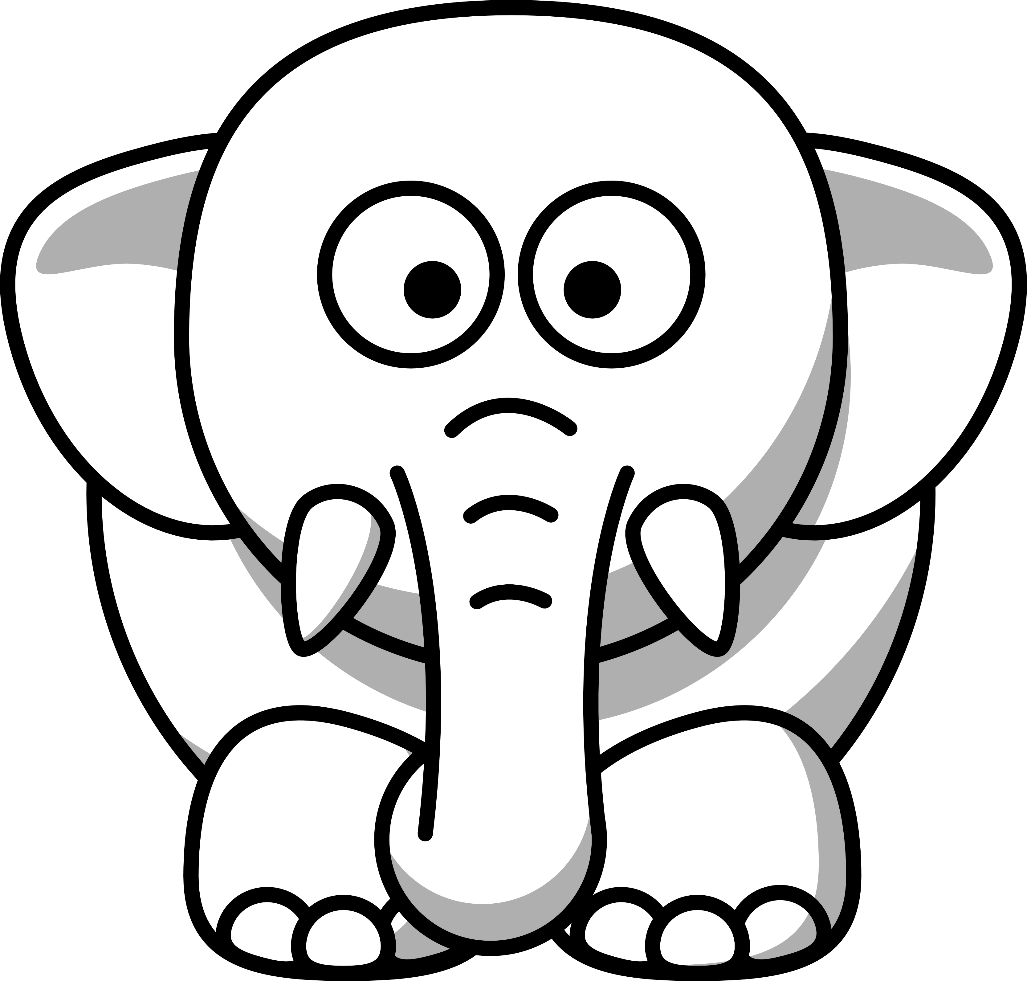Слон Детский Рисунок