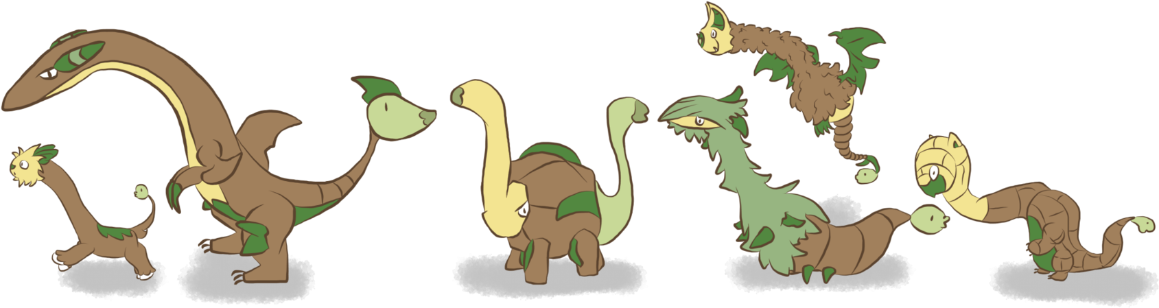 Alola Exeggutor Fusion Experment By Crimsonmewtwo - Cartoon (1711x467)