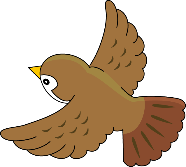 Sparrow Cartoon 無料 イラスト すずめ 638x575 Png Clipart Download