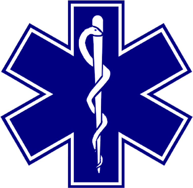 Ems Clip Art - Star Of Life - (833x814) Png Clipart Download