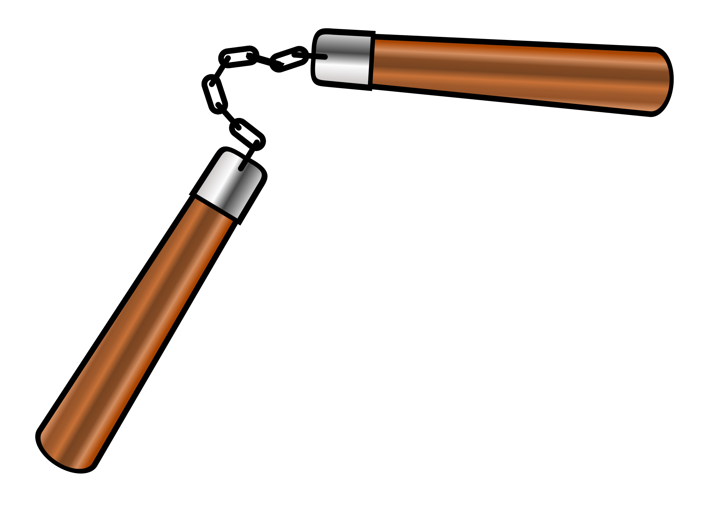 Nunchucks clipart