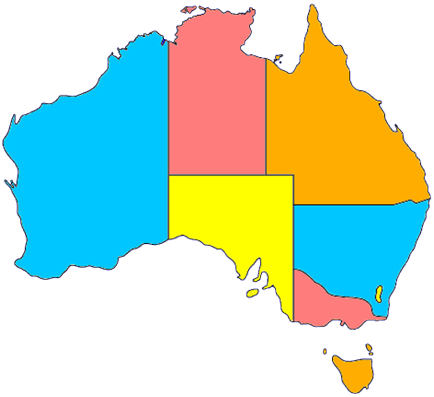 Other Plate Submissions - Australia Map - (434x397) Png Clipart Download