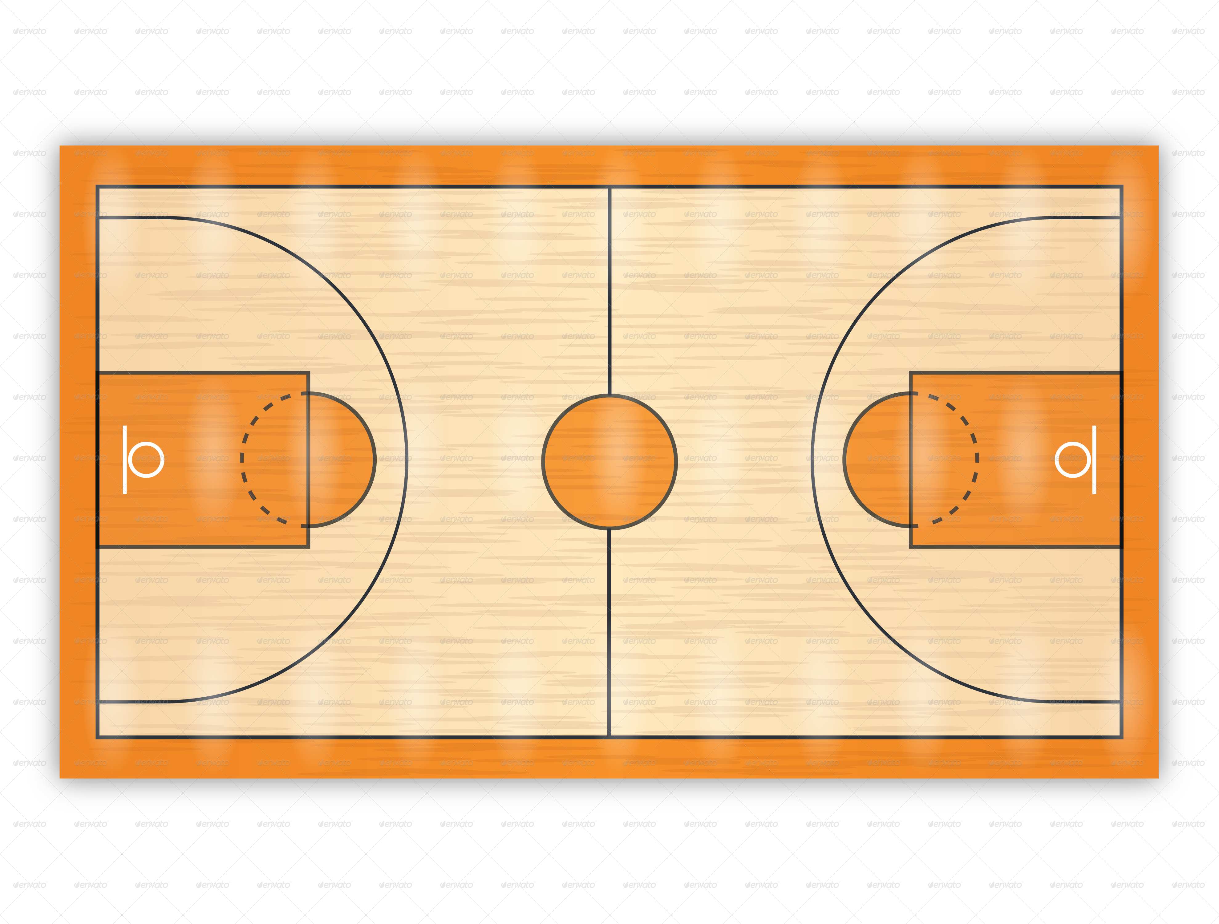 Aggregate 80+ basketball court sketch latest - seven.edu.vn