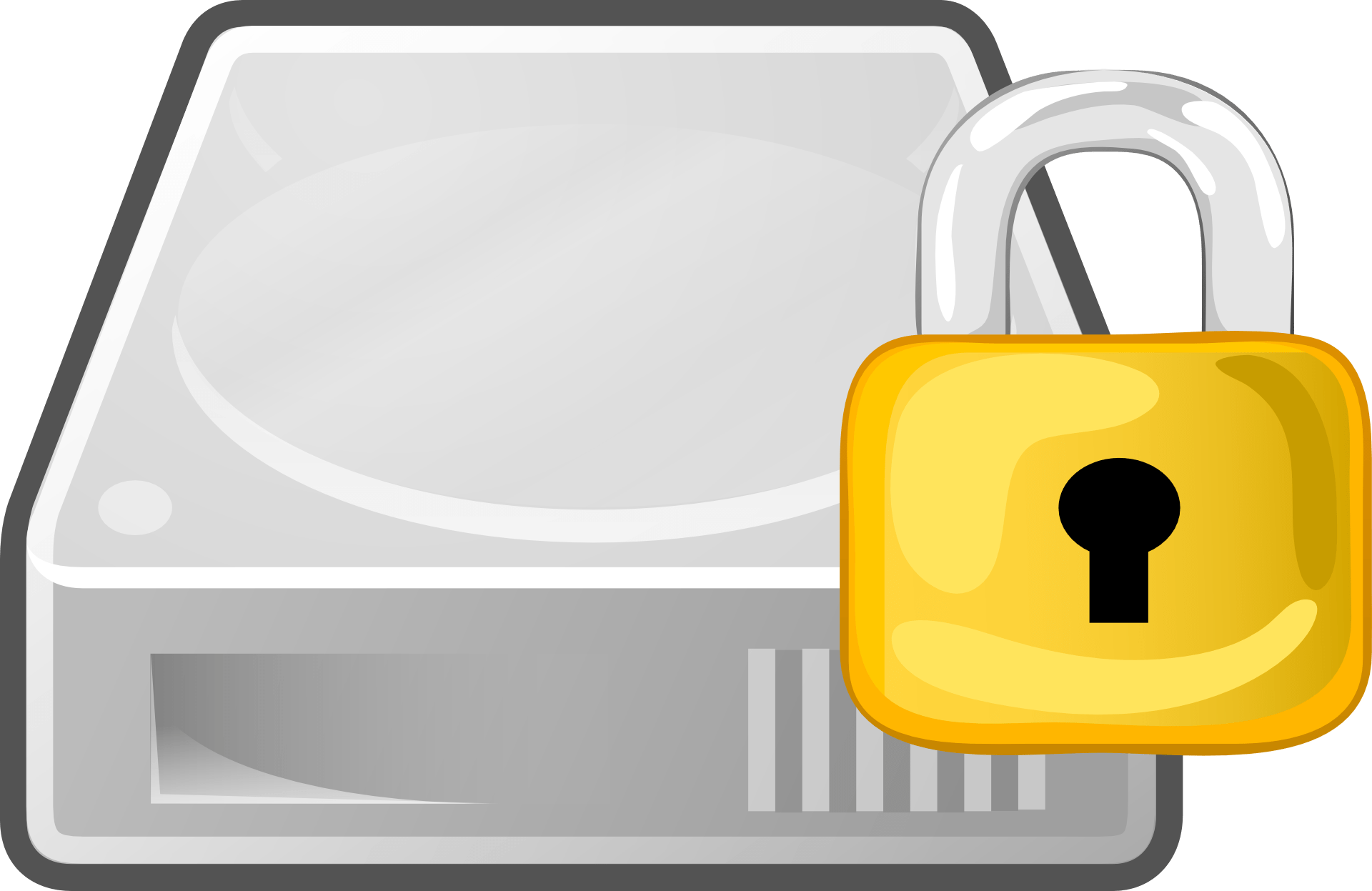 Hdd Crypt - Bitlocker Icon Transparent (1280x831)