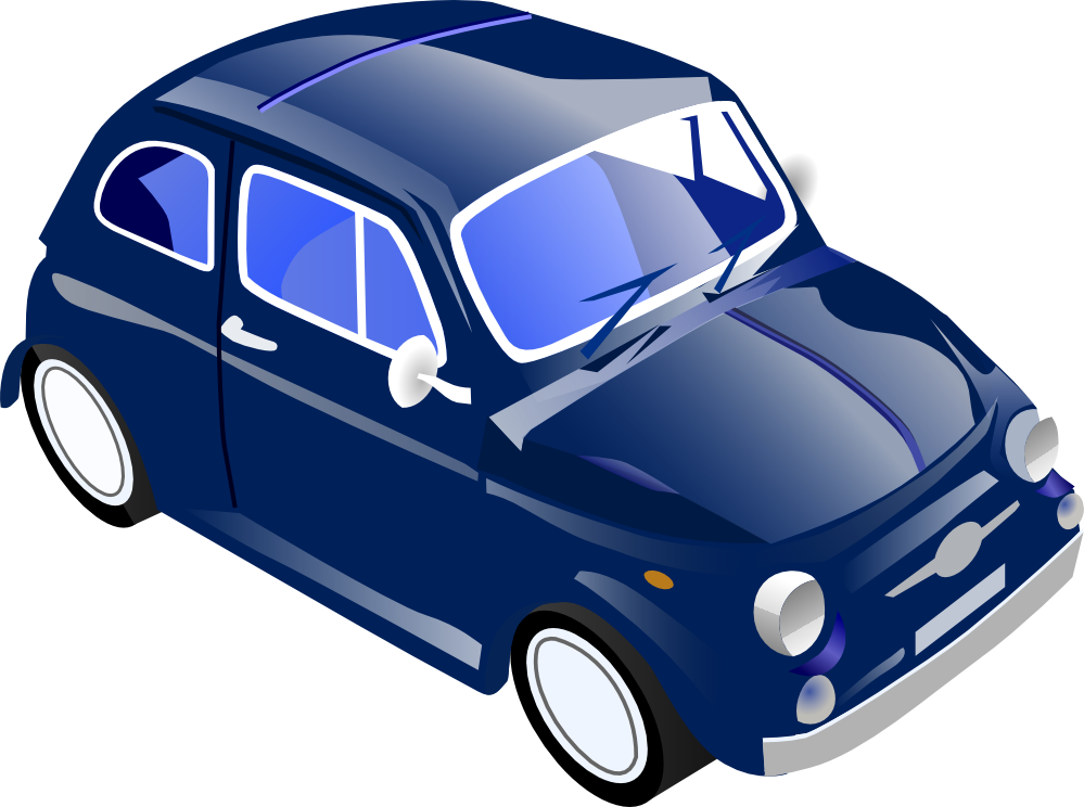 Small Car Clipart (999x744)