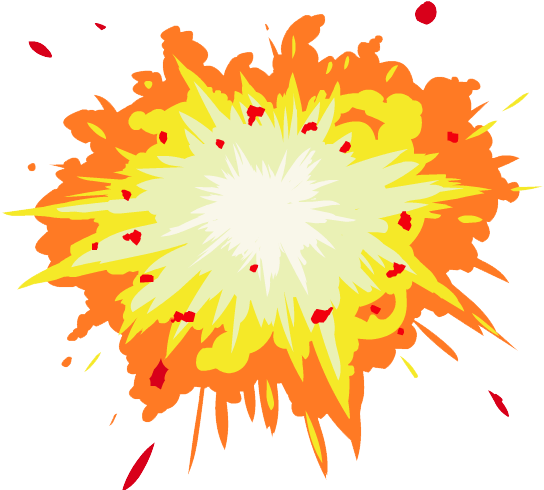 Explosion Clipart Transparent Background - Explode Png (765x489)