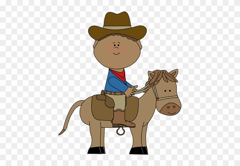 Cowboy On A Horse - Cowboy Clip Art - Full Size PNG Clipart Images Download