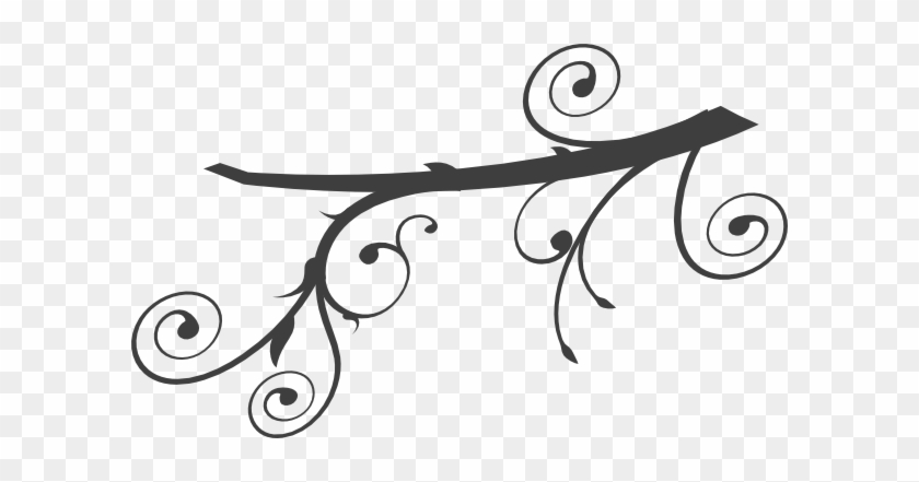 Branch Clipart Swirl - Tree Branch Clip Art #1779