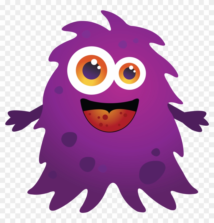 Download Purple Cartoon Monster Clipart Free Clip Art Images Baby Monster Svg Free Transparent Png Clipart Images Download