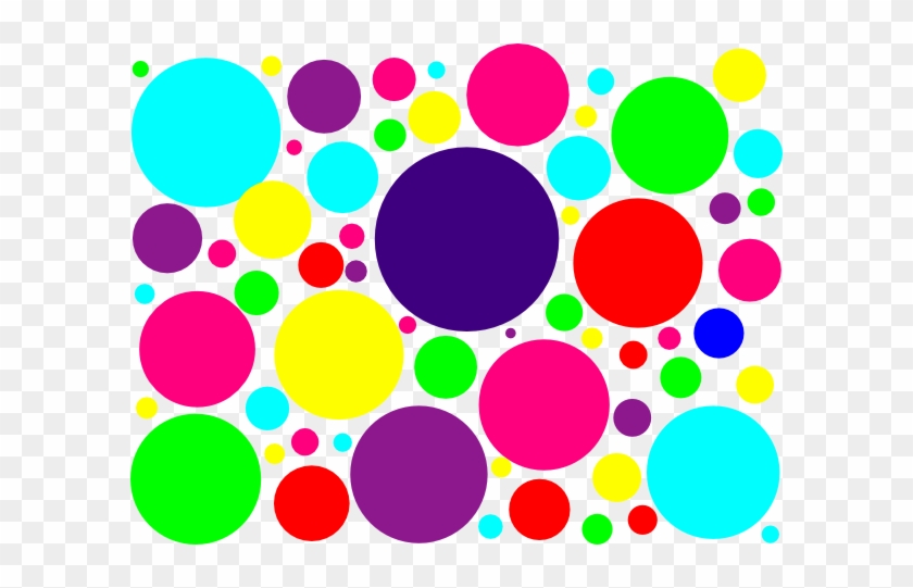 Multi Colored Polka Dots Clip Art At Clipart Library - Multi Colored Polka Dots #3230