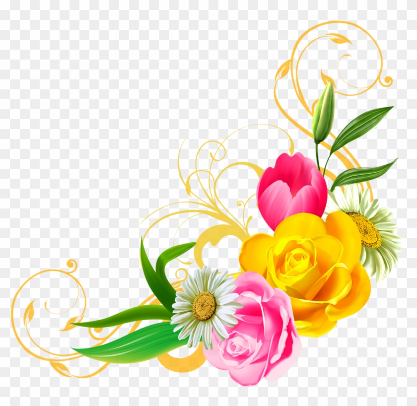 Png Clipart Floral Clipart Png Danielbentley Ideas - Flower Png #4523