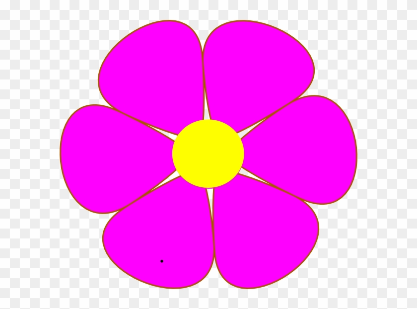 Clip Art Pink Flowers #4749